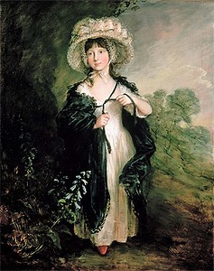 Fräulein Elizabeth Haverfield | Gainsborough | Gemälde-Reproduktion