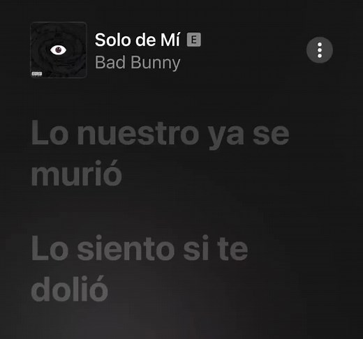 Bad Bunny - Solo de Mi (Letra)