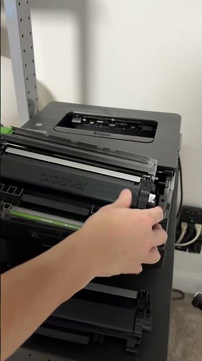 How to replace the toner cartridge in the Brother HL-L2350DW laser printer