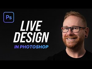 Live Graphic Design in Adobe Photoshop