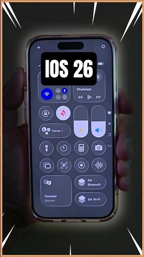 Change Control Center in IOS 26 #shorts #youtubeshorts