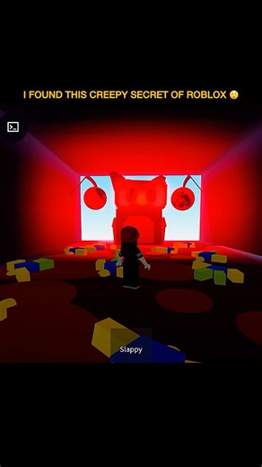 I found this creepy secret of Roblox 😲 #roblox #tiktokeffects