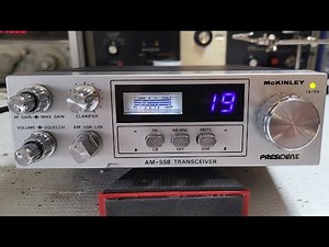 A President Mckinley in for repair. Off frequency and clarifier fix.