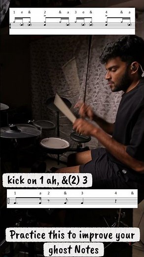 Ghost Note Exercise 🥁 | Build Better Groove & Control