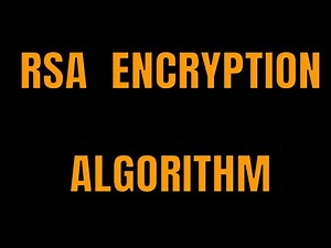 The RSA Encryption Algorithm