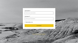 Se connecter - Modèle HTML par Nicepage