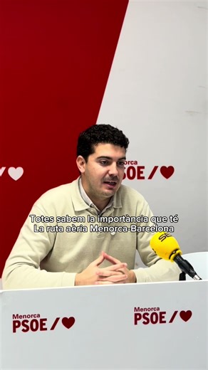 ✈️ Mentre el #PP ven a #Fitur que a l'estiu s'ampliaran les freqüències de vols de la ruta #Menorca #Barcelona, la realitat és una altra: A l'hivern hi ha una retallada de fins al 36 % dels vols, especialment durant el mes de febrer.