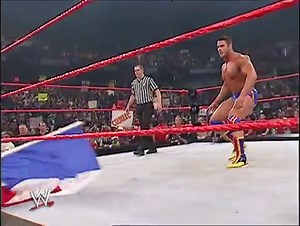 Goldberg beats two Superstars at once: Raw, Dec. 15, 2003