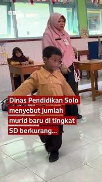 Sejumlah SD Negeri tak dapat murid, apa yang terjadi? - BBC News Indonesia