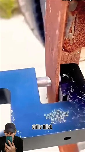 Hydraulic Steel Hole Punch Machine in Action!