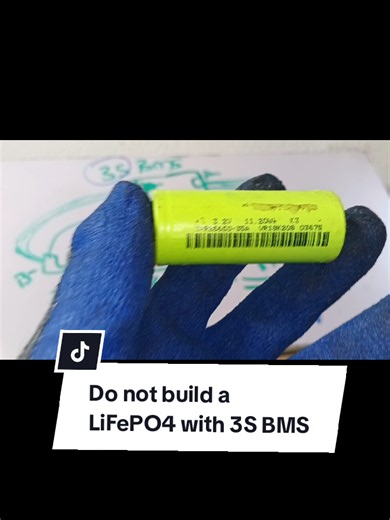 Do Not Connect 3.2V LiFePO4 Cells to a 3S BMS