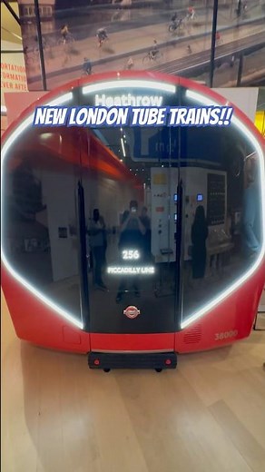 NEW LONDON TUBE TRAINS! Preview of the new Piccadilly Line trains coming this year #train #tube #tfl