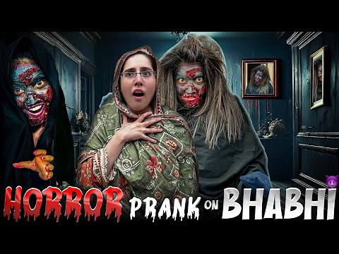 SCARIEST HORROR PRANK ON BHABHI 🧟‍♀️ | Sab Susral Waly Dar Gaye 😱 | Best Horror Prank Of SISTROLOGY😂