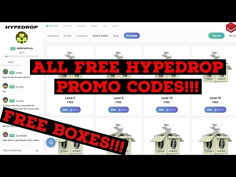HypeDrop Promo Code 2023 | HypeDrop Case Opening All or Nothing | Free Boxes