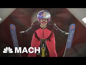 Learning To Fly: Wind Tunnel Training Takes Ski Jumping To New Heights | Mach | NBC News