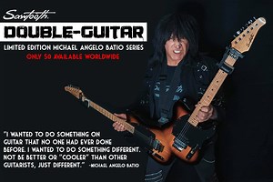 Sawtooth Michael Angelo Batio 2021 Limited Edition Sunburst Double-Guitar with Floyd Rose