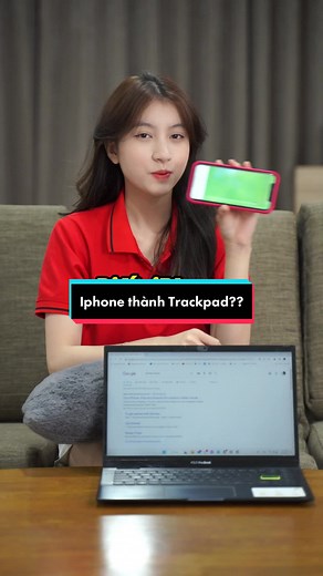 Biến iphone thành trackpad chỉ trong 1 nốt nhạc 😌 #cellphonesvn #xuhuong #thanhcongnghe