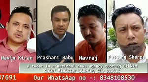A tweet in a national news agency quoting Sikkim Chief Minister Prem Singh Tamang of blaming people for "gross violations in lockdown norms" for the surge in COVID-19 cases in the State has raised a storm in Gangtok. And here are are the reactions from Navraj Gurung, General Secretary SKM Social Media, Passang Sherpa, Social Activist and Vice Convenor, Sikkim Subject Committe Nawin Kiran Pradhan, Prashant Babu, Spokesperson Sikkim Democratic Front | Sikkim Review