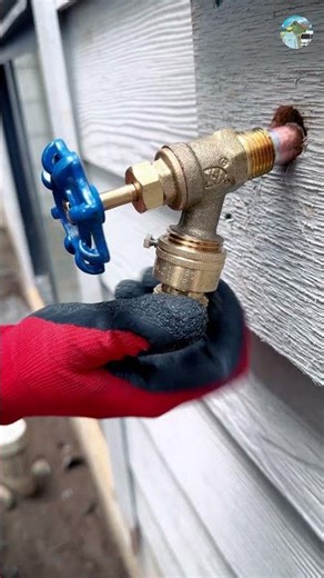 Installing & Soldering a Hose Bib – New Construction #shorts