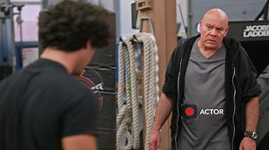 Intense trainer pushes young athlete too far at the gym