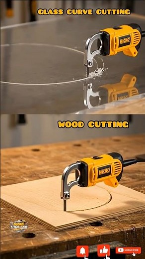 Tiny Coping Saw Cuts Perfect Curves –Acrylic vs Wood Test #minitools #tools #america l #usa