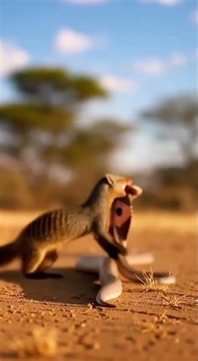 Cobra Strikes… But the Mongoose Is Faster #wildlife