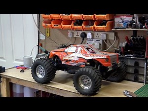 I Swapped a Mini For This Thundertiger MTA4 RC Nitro Monster Truck Will It Run?