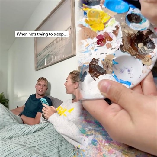 When girls fall asleep first…