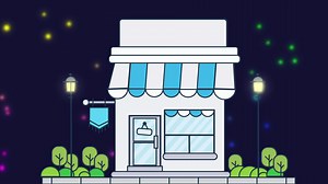 Download Cartoon Store 2D Animation for free