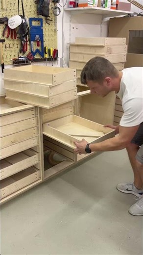 Inserting the drawers