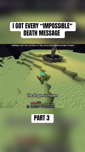 [credit:beppo] beppo gets every impossible death message 💀 #minecraft #minecraftchallenge #fyp #gaming #part3