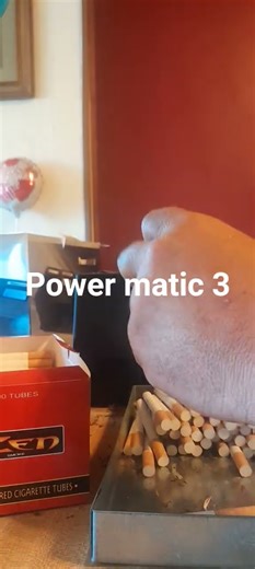Saving Money rolling smokes with powermatic 3 cigarette machine