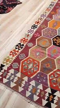 Mersin Mut Kilim Vintage Turkish Runner (4'10" x 11'4") | Handmade Flatweave Rug – SKU Z253