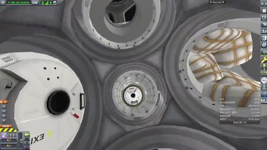 [KSP]舱内移动模组（FreeIva mod）非载人部件演示