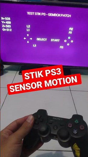 STIK PS3 SENSOR MOTION GAME PAD TEST