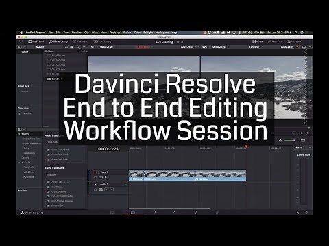 Complete Edit Workflow with Davinci Resolve