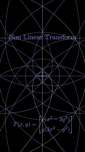 A non-linear transformation is a rule thattakes an input, such as a pair of numbers #shorts #viral