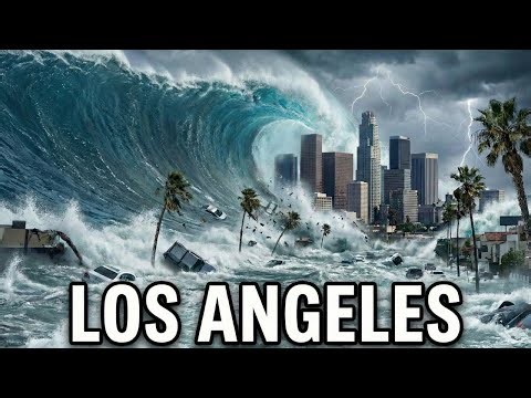 LOS ANGELES Under Water! Tsunami Swallows Skyscrapers