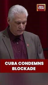 Cuba’s President Condemns ‘Dangerous’ US Blockade of Venezuelan Oil Tankers