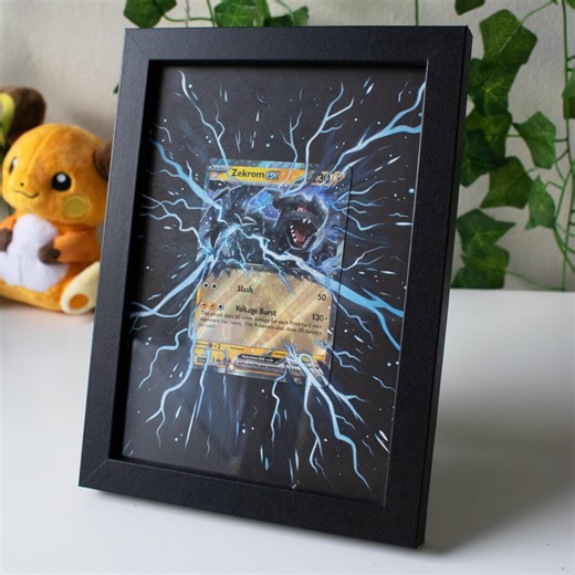 Zekrom Ex Full Art Painting - Etsy