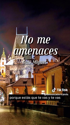 No Me Amenaces - Luis Miguel