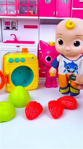 ASMR Toy Unboxing Cocomelon & Pinkfong Washing Machine Set 🧺 | Satisfying Toy Play with Subi Toys