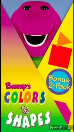 barney's colors a shapes