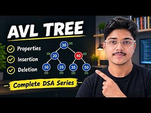 AVL Tree (One Shot) | Rotations, Insertion, Deletion & Construction Explained