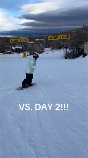 Amanda Becker🫶🏻✏️✨ on Instagram: "Day 2 was so much more successful than day 1!!! I’m starting to have fun now 🥹 #snowboarding #beginnersnowboarder #learningtosnowboard #snowboardgirl #relateable"