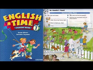 English Time 1: Full unit 11 I In Annie's yard | English Conversation Time |word Time | phonics Time