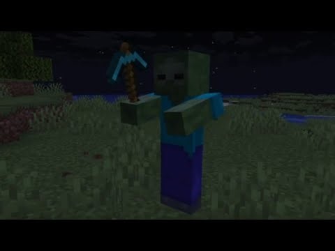 How to Summon a Zombie Holding a Diamond Pickaxe in Minecraft Java Edition