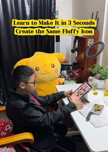Creating Fluffy Desktop Icons in CapCut