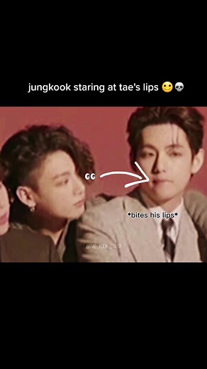 Jungkook Staring at Taehyung's Lips - Intense Moments Revealed