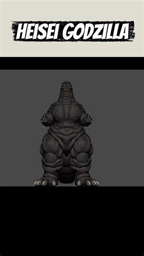 Project Alpha teasers. (Heisei Godzilla remodel) #godzilla